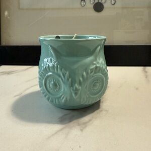 Owl Shaped Ceramic Candle